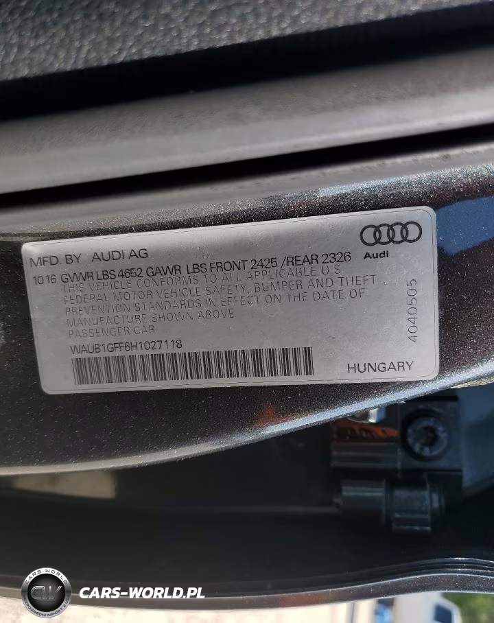 2017 Audi S3 Premium Plus VIN:WAUB1GFF6H1027118 - 12
