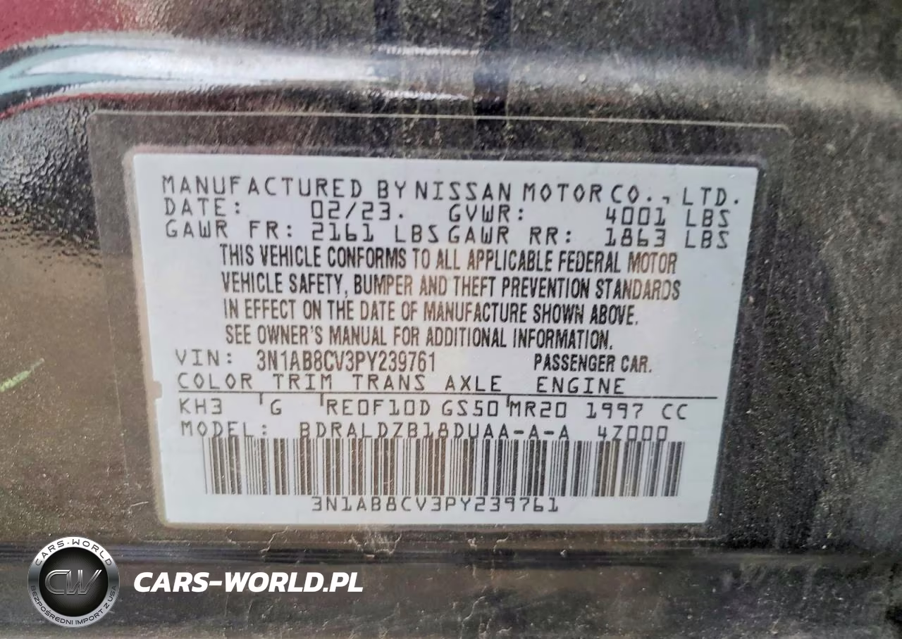 2023 Nissan Sentra Sv VIN:3N1AB8CV3PY239761 - 13