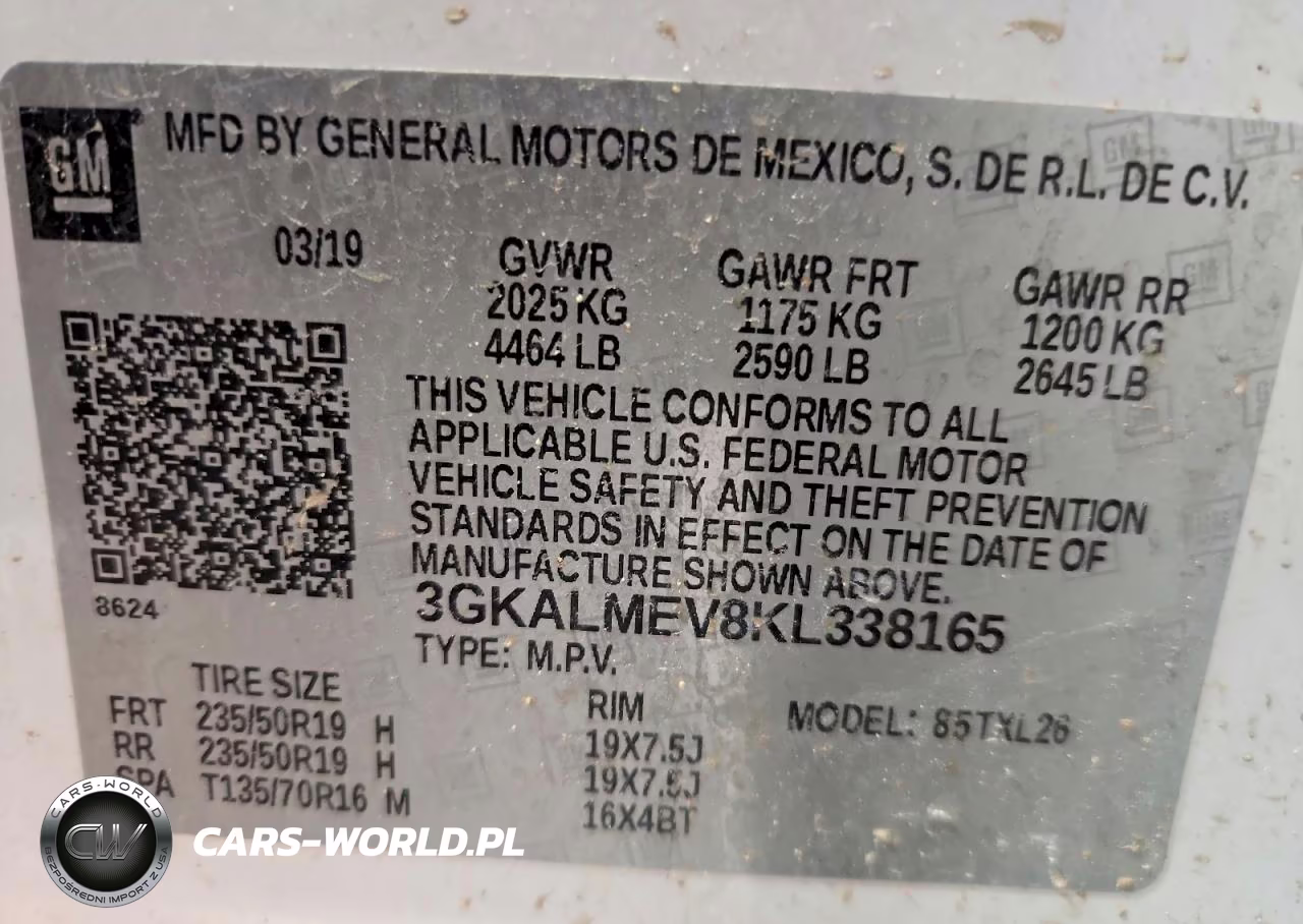 2019 GMC Terrain Sle VIN:3GKALMEV8KL338165 - 12