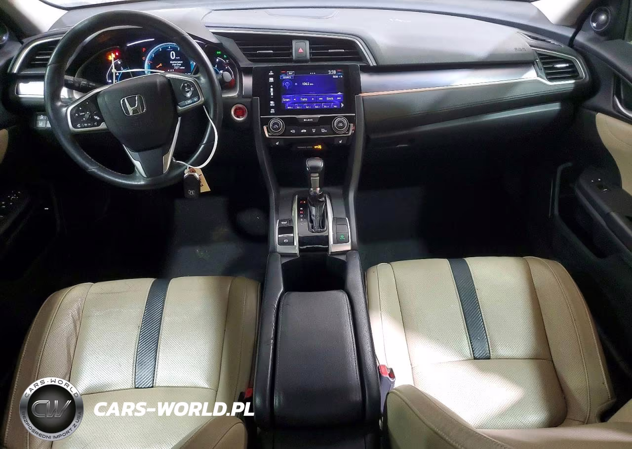 2017 Honda Civic Touring VIN:19XFC1F90HE010141 - 8