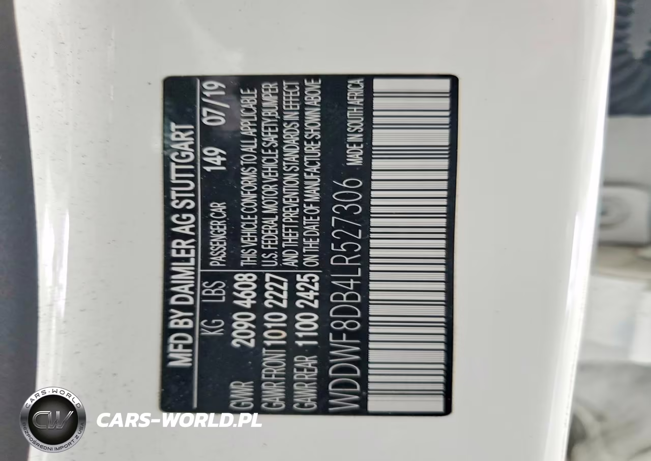 2020 Mercedes-Benz C 300 VIN:WDDWF8DB4LR527306 - 13