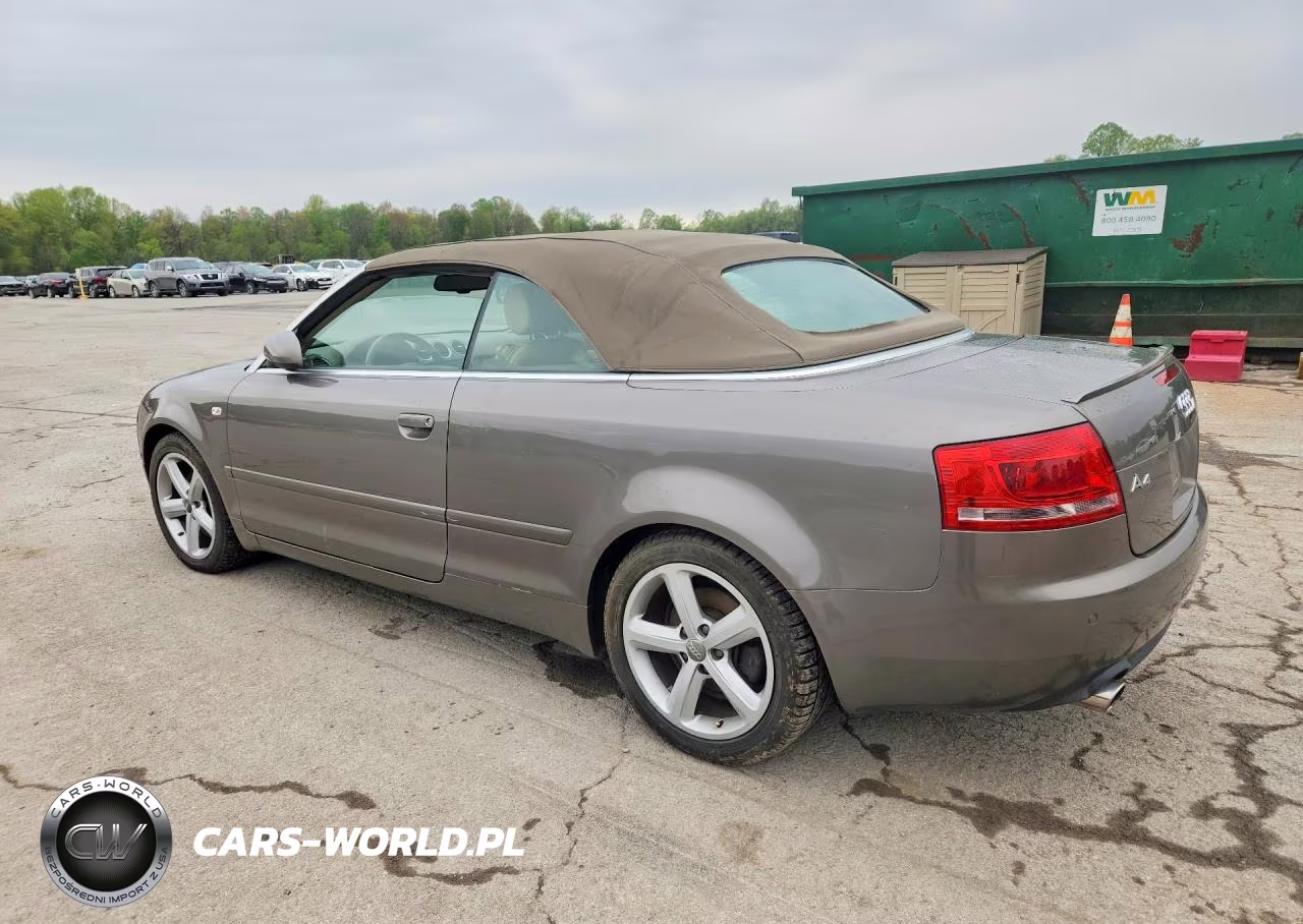 2008 Audi A4 3.2 Cabriolet Quattro VIN:WAUDH48H88K003561 - 2