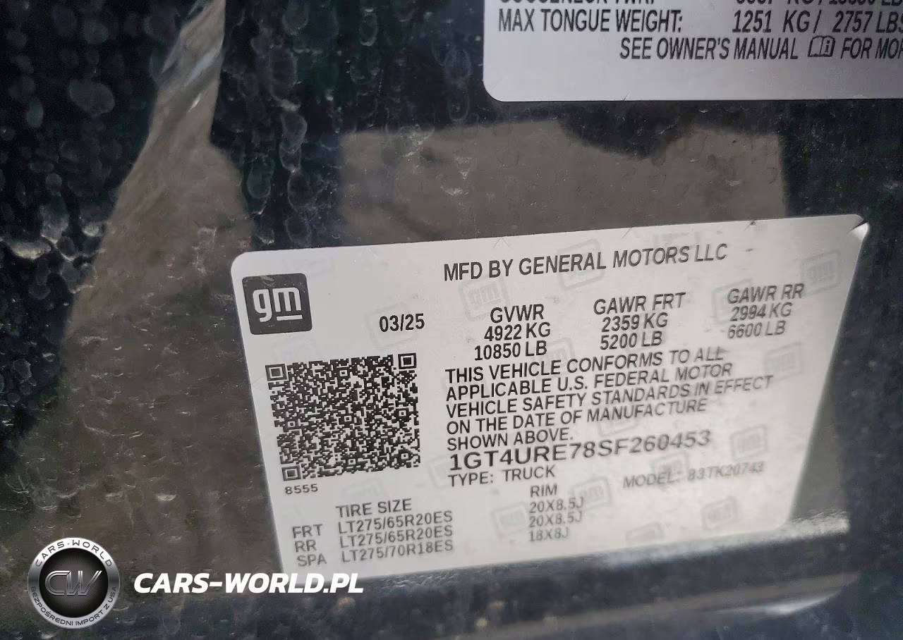 2025 GMC Sierra K2500 Denali VIN:1GT4URE78SF260453 - 12