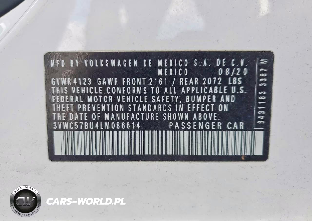 2020 Volkswagen Jetta S VIN:3VWC57BU4LM086614 - 13