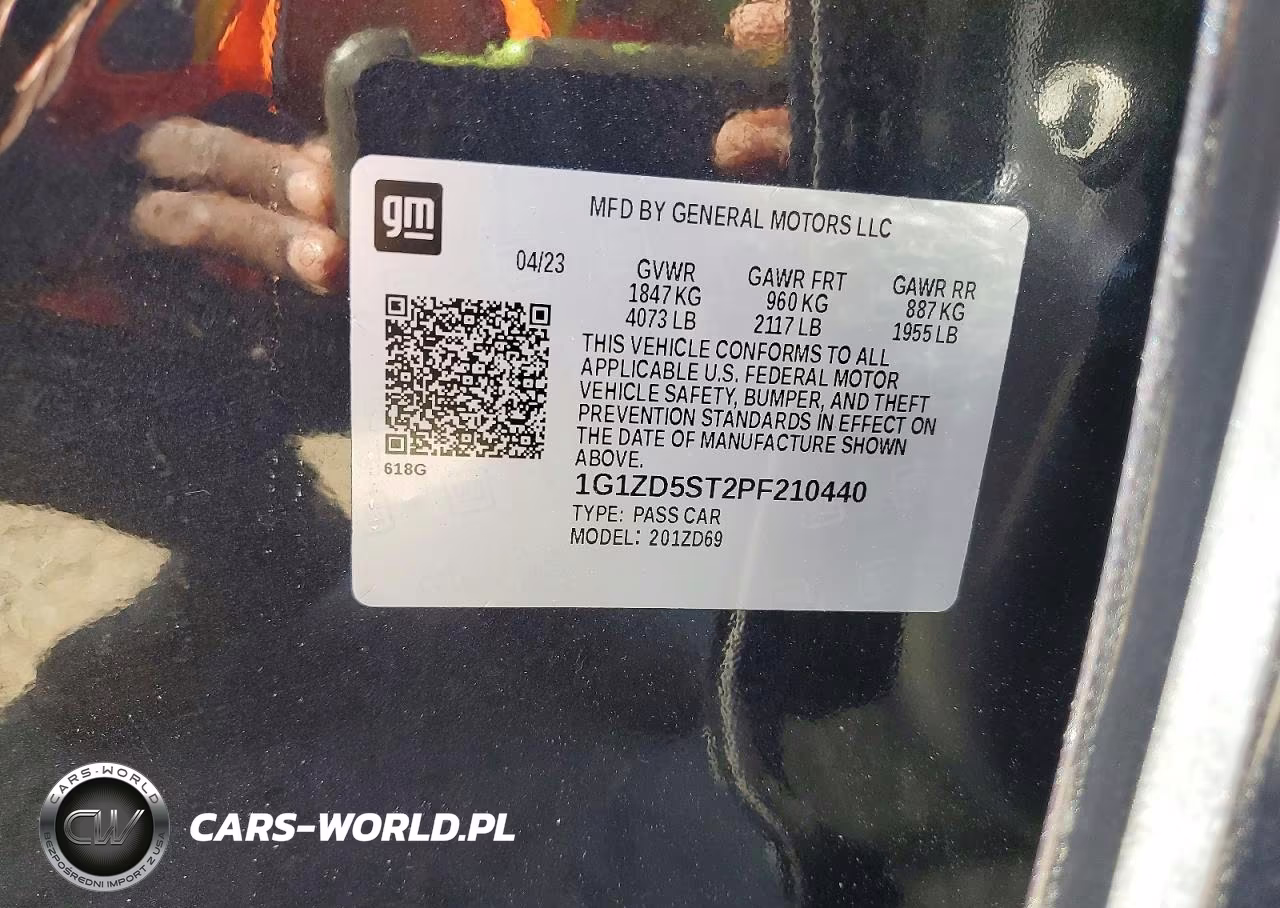 2023 Chevrolet Malibu Lt VIN:1G1ZD5ST2PF210440 - 12