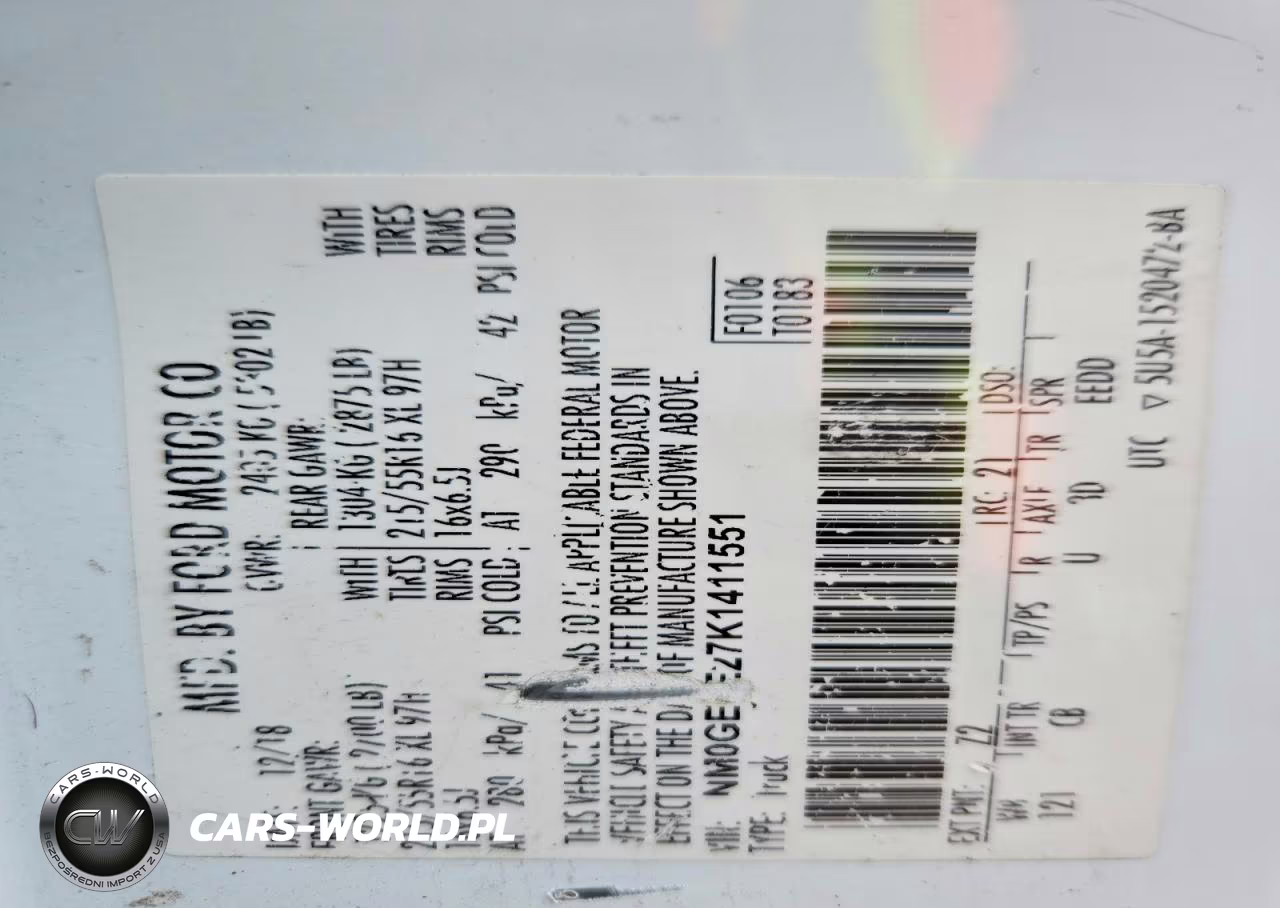 2019 Ford Transit Connect Xl VIN:NM0GE9E27K1411551 - 14