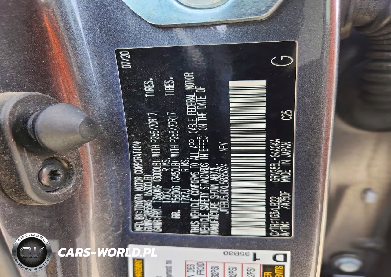 2020 Toyota 4Runner Sr5 Premium VIN:JTEBU5JRXL5835324 - 13