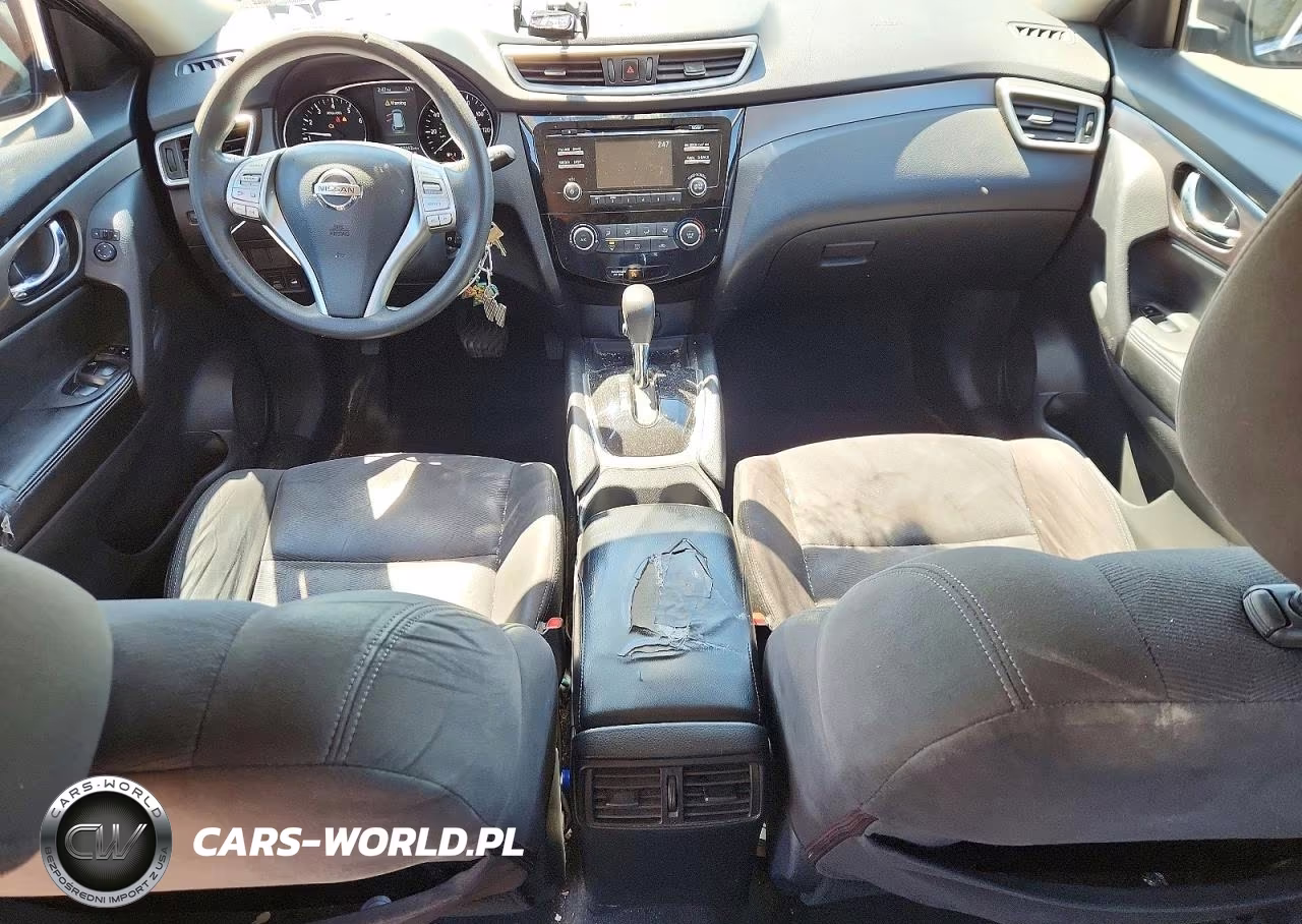 2015 Nissan Rogue S VIN:KNMAT2MV9FP561651 - 8