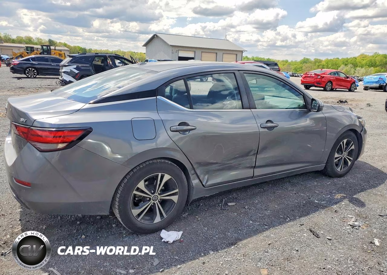2021 Nissan Sentra Sv VIN:3N1AB8CV2MY303574 - 3