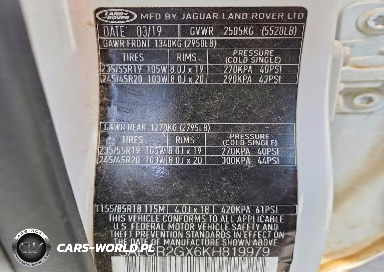 2019 Land Rover Discovery Sport Hse Dynamic VIN:SALCR2GX6KH819979 - 13