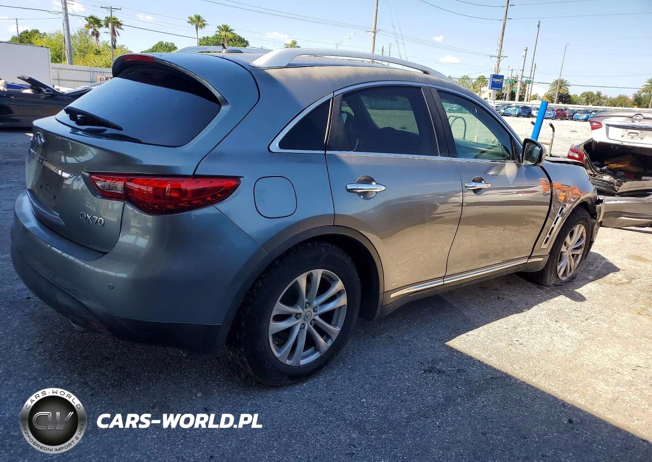 2014 Infiniti Qx70 Base VIN:JN8CS1MU5EM450516 - 3