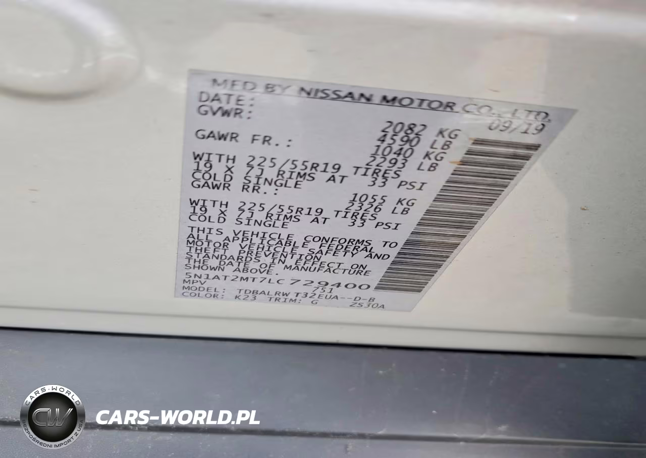 2020 Nissan Rogue Sl VIN:5N1AT2MT7LC729400 - 13