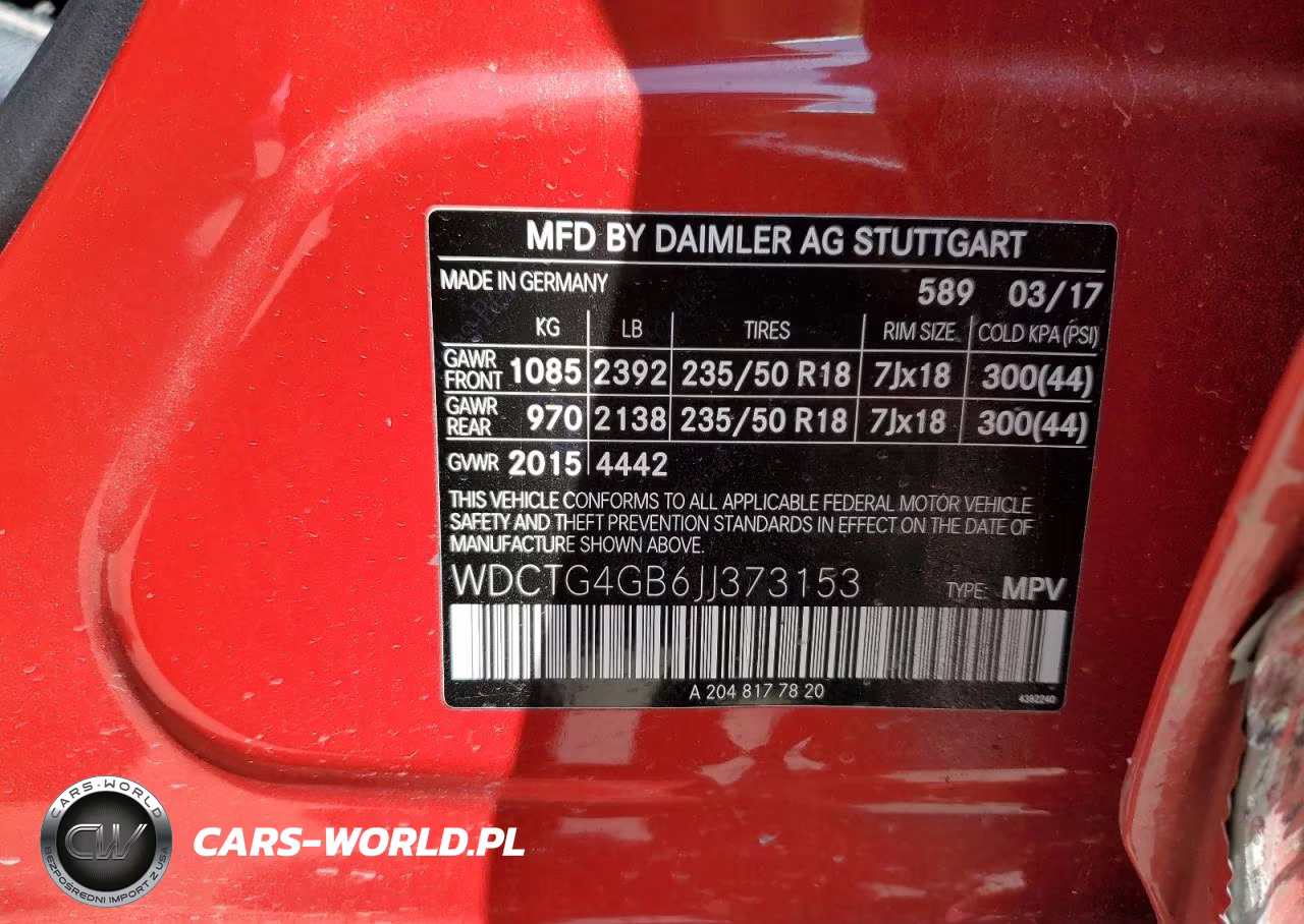 2018 Mercedes-Benz Gla 250 4Matic VIN:WDCTG4GB6JJ373153 - 12