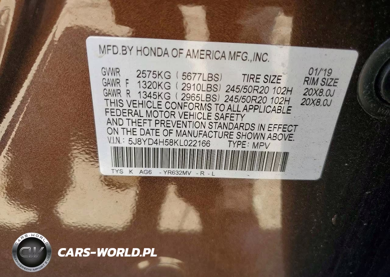2019 Acura Mdx Technology VIN:5J8YD4H58KL022166 - 13
