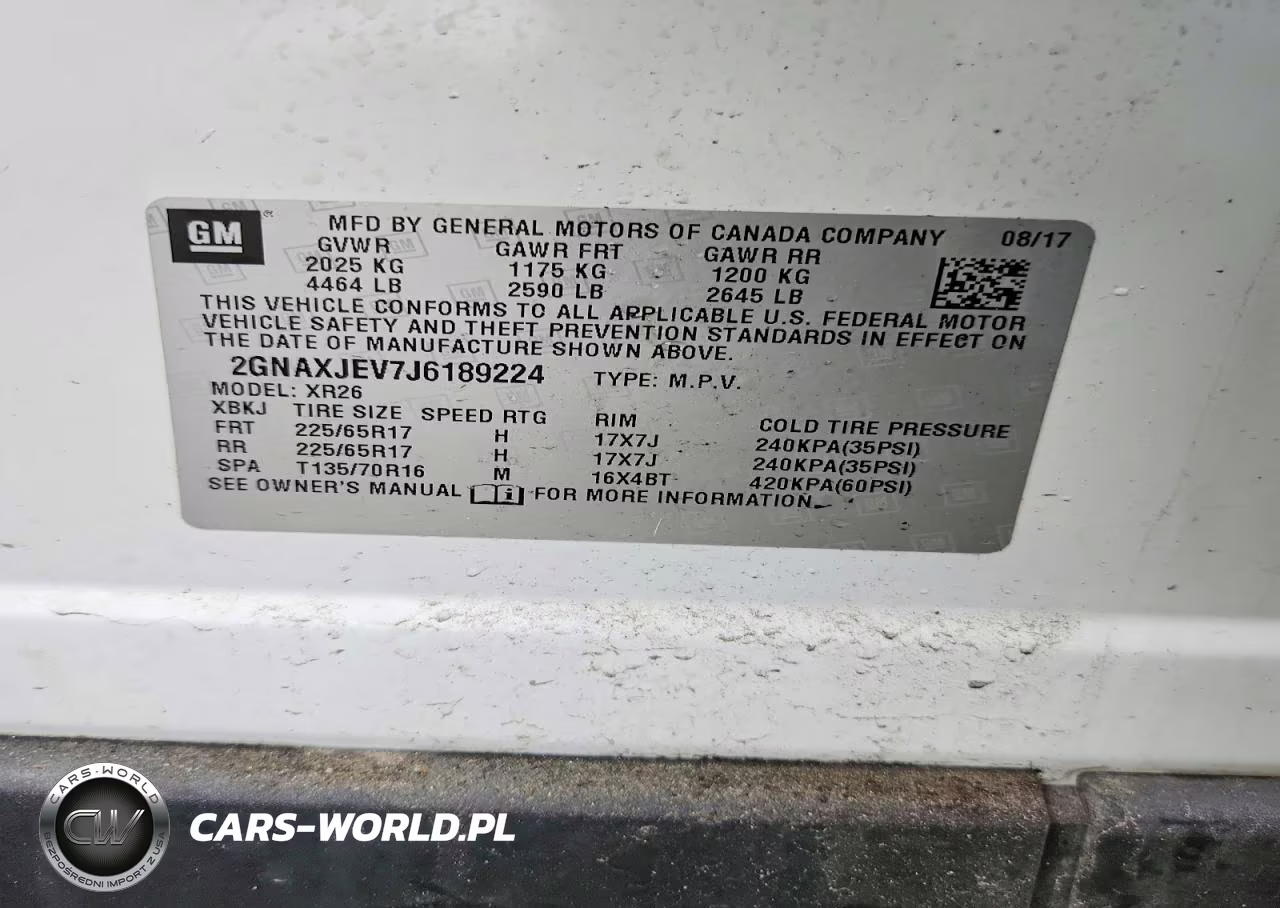 2018 Chevrolet Equinox Lt VIN:2GNAXJEV7J6189224 - 13