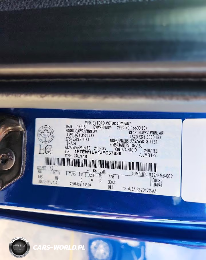 2018 Ford F150 Supercrew VIN:1FTEW1EP1JFC67839 - 12
