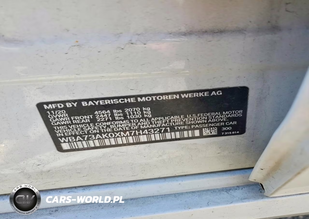 2021 BMW 228Xi VIN:WBA73AK0XM7H43271 - 13