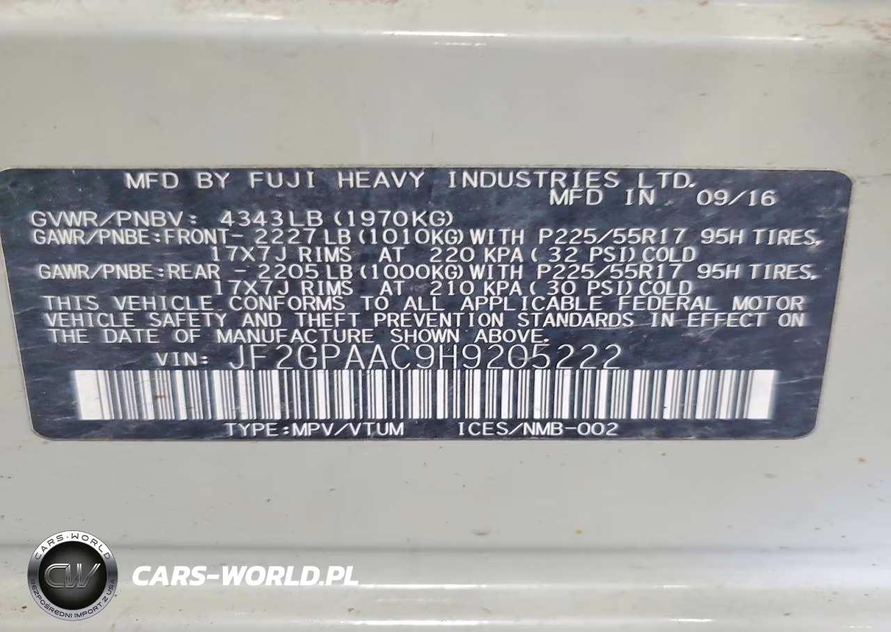 2017 Subaru Crosstrek VIN:JF2GPAAC9H9205222 - 13