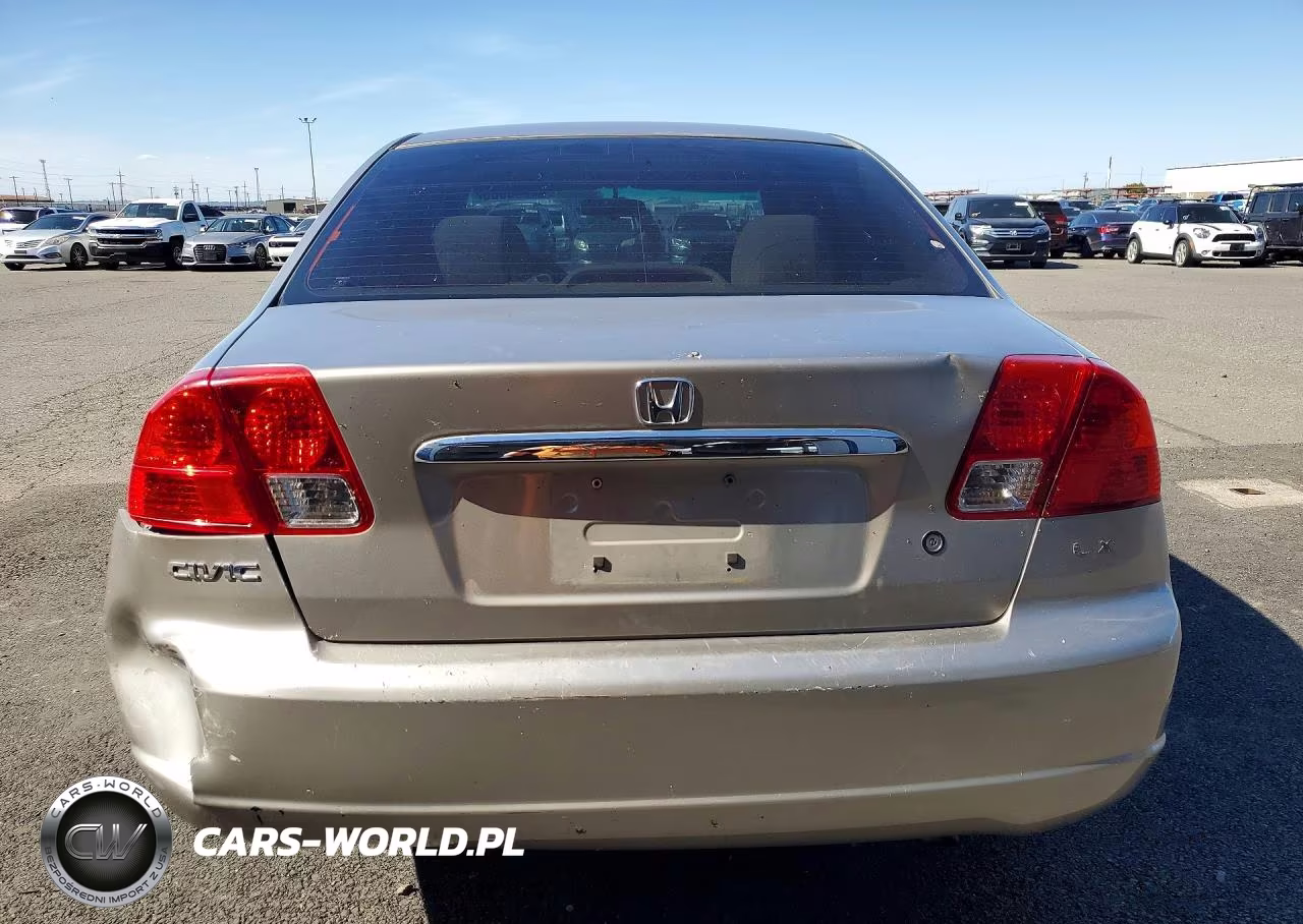 2003 Honda Civic Lx VIN:JHMES16503S002458 - 6