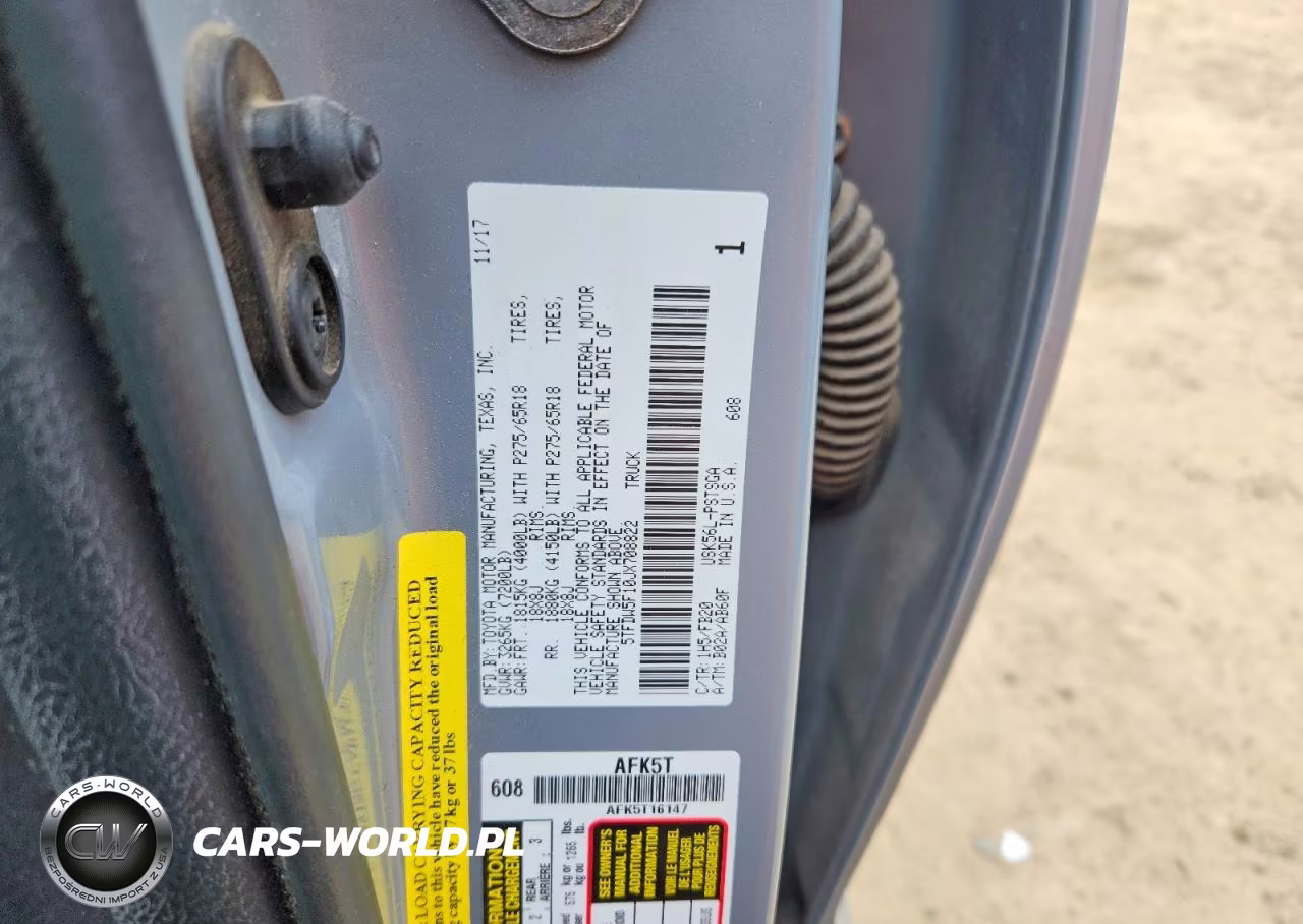 2018 Toyota Tundra Crewmax Sr5 VIN:5TFDW5F10JX708822 - 12