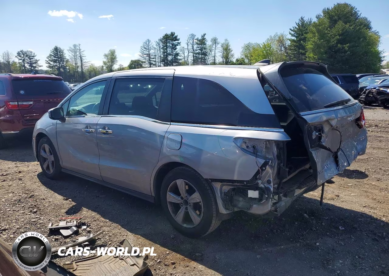 2019 Honda Odyssey Exl VIN:5FNRL6H75KB134123 - 2