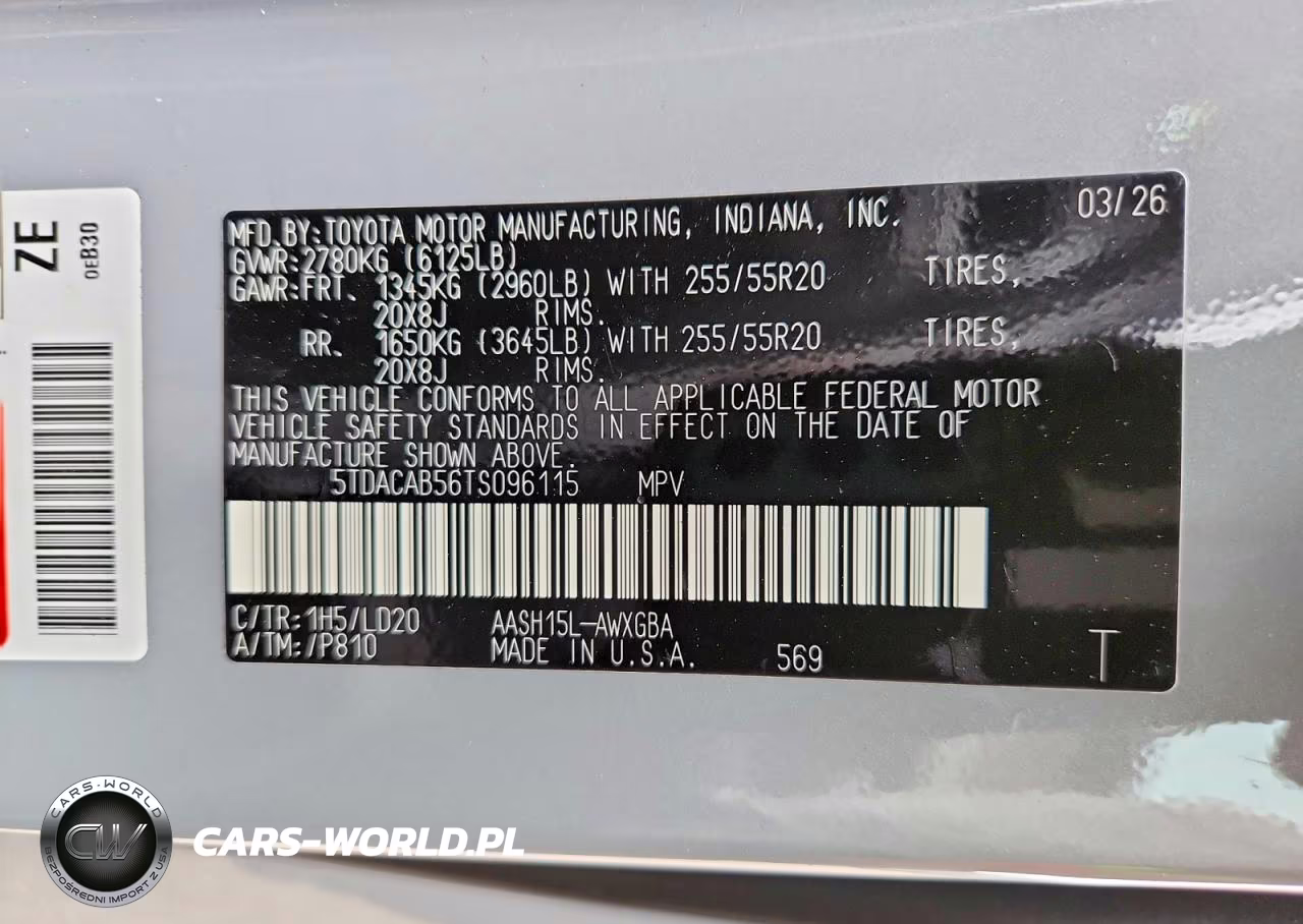 2026 Toyota Grand Highlander Hybrid Nightshade VIN:5TDACAB56TS096115 - 13