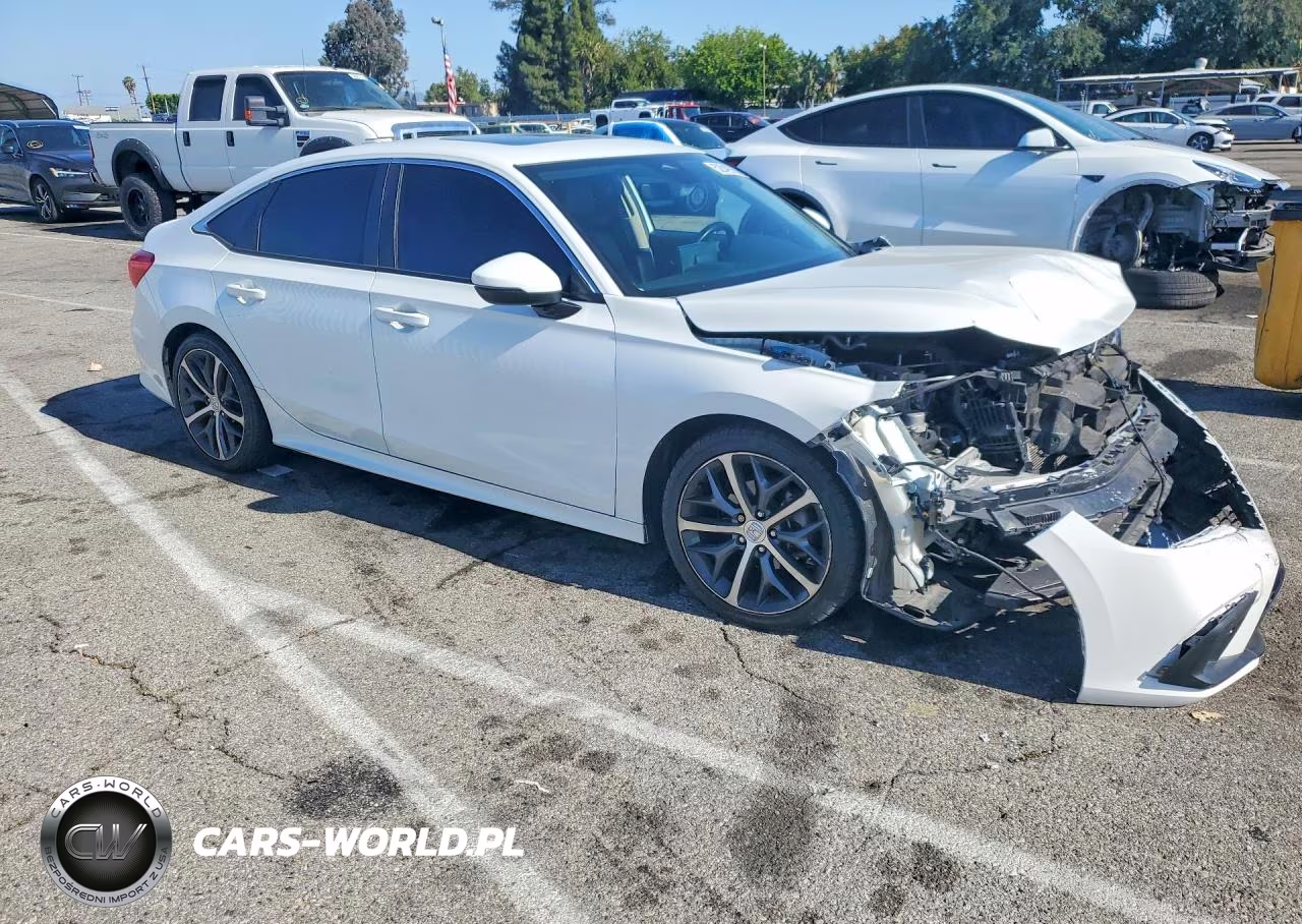 2022 Honda Civic Touring VIN:2HGFE1F90NH301413 - 4