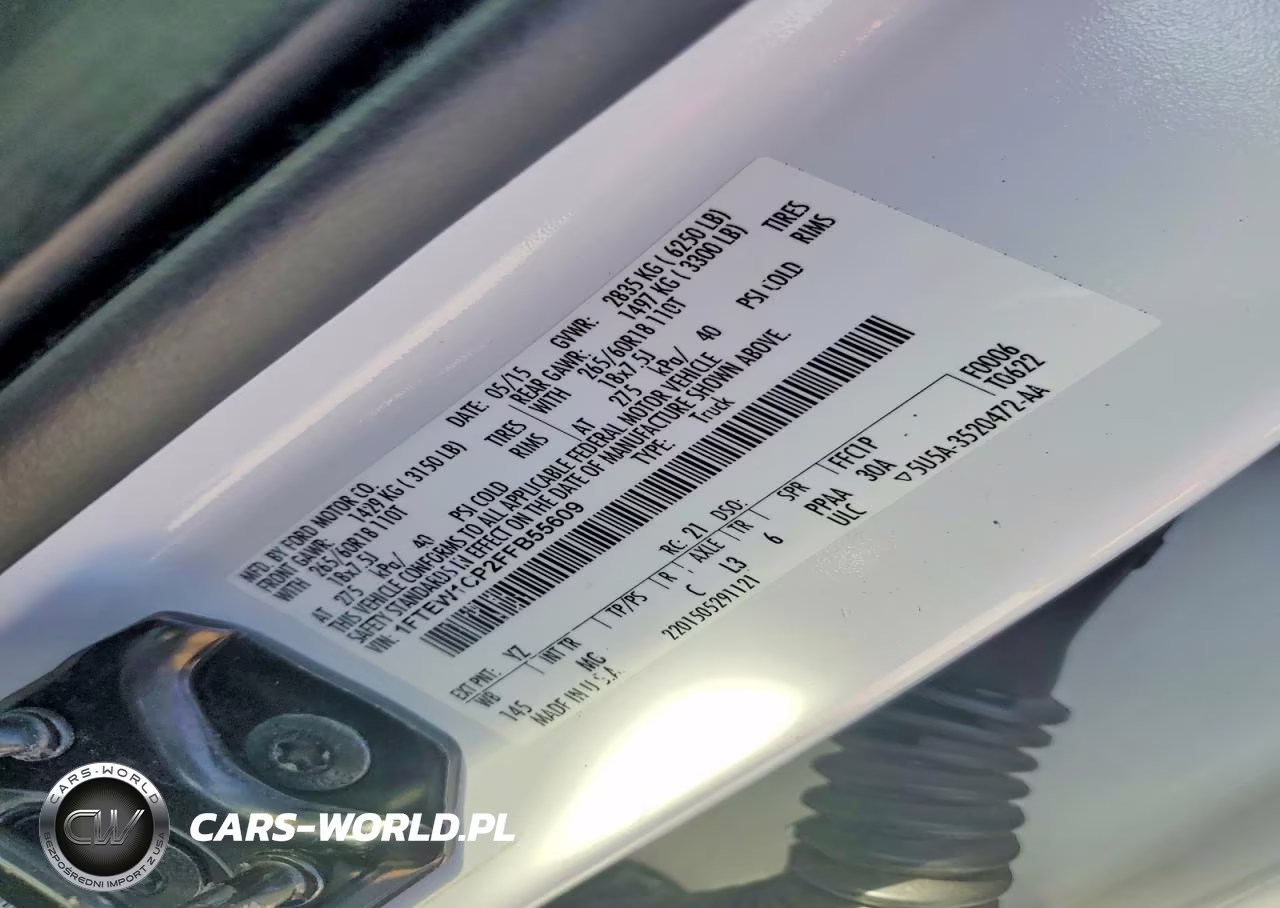 2015 Ford F150 Supercrew VIN:1FTEW1CP2FFB55609 - 12