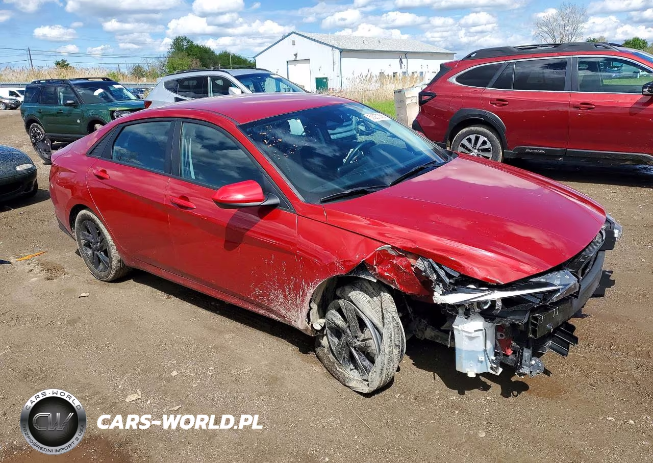 2023 Hyundai Elantra Blue VIN:KMHLM4AJXPU058311 - 4