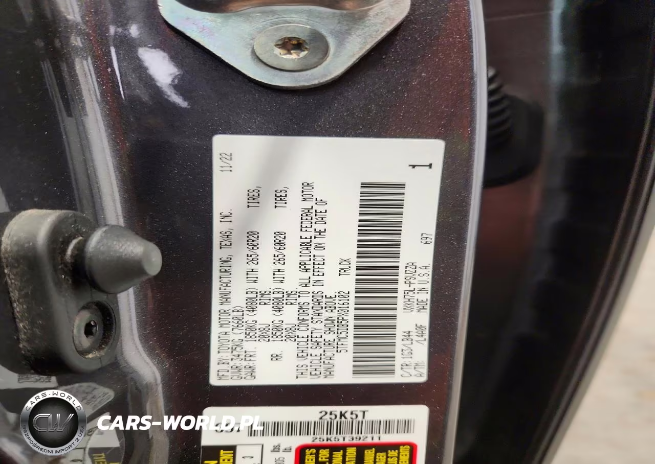 2023 Toyota Tundra 1794 Edition Hv VIN:5TFMC5DB5PX016102 - 12