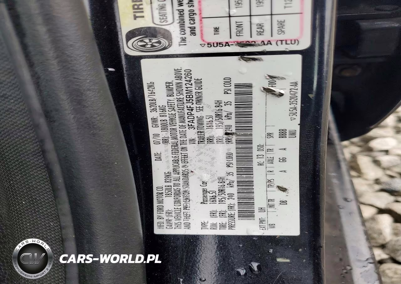 2011 Ford Fiesta VIN:3FADP4FJ5BM124260 - 12
