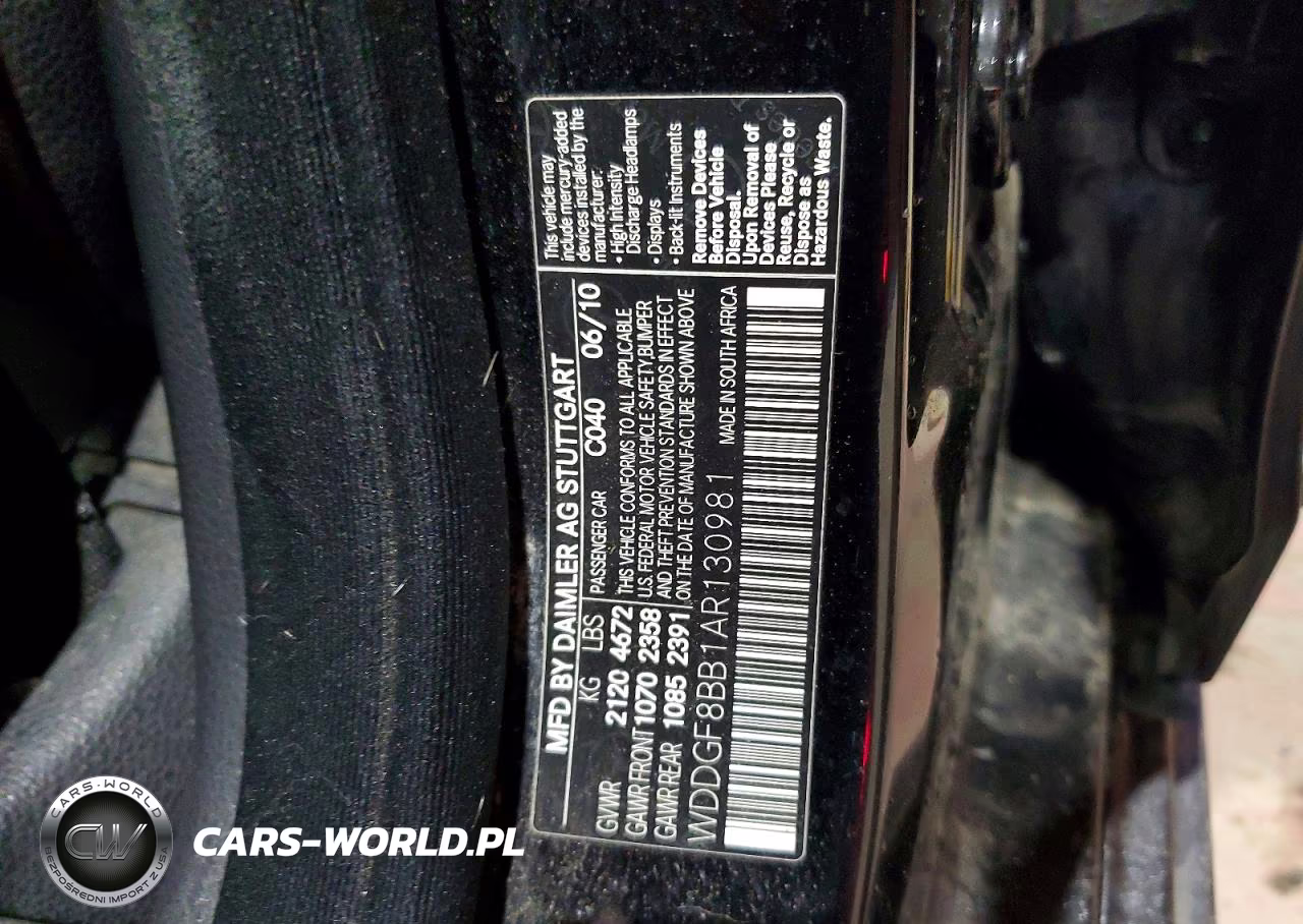 2010 Mercedes-Benz C 300 4Matic VIN:WDDGF8BB1AR130981 - 12