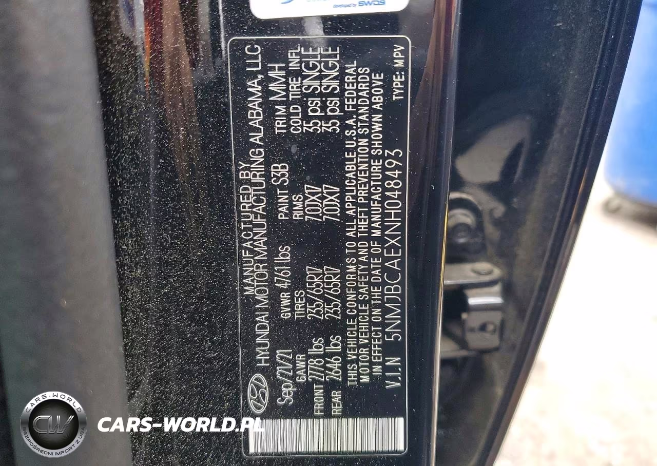 2022 Hyundai Tucson Sel VIN:5NMJBCAEXNH048493 - 14