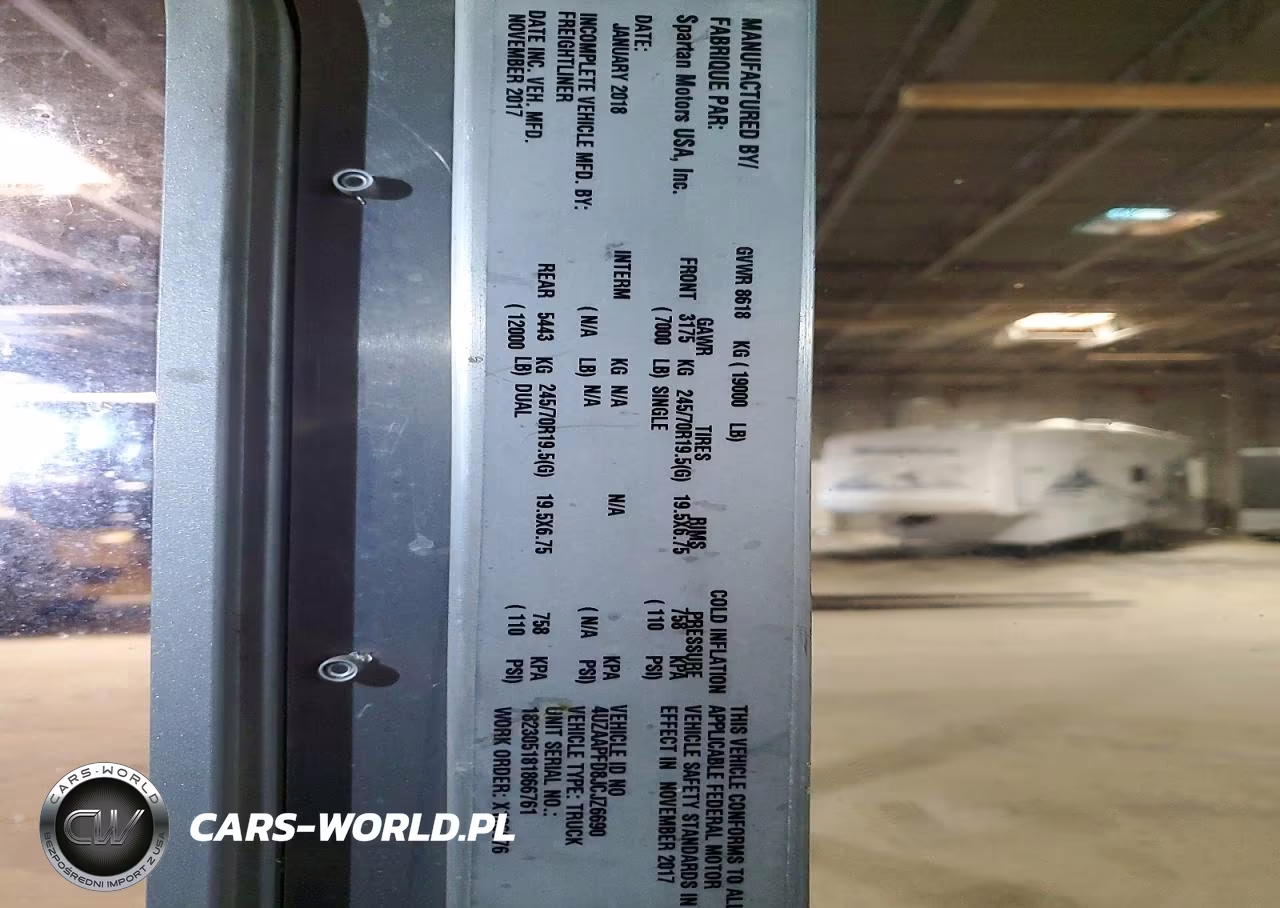 2018 Freightliner Mt45 Chassis Delivery Truck VIN:4UZAAPFD8JCJZ6690 - 13