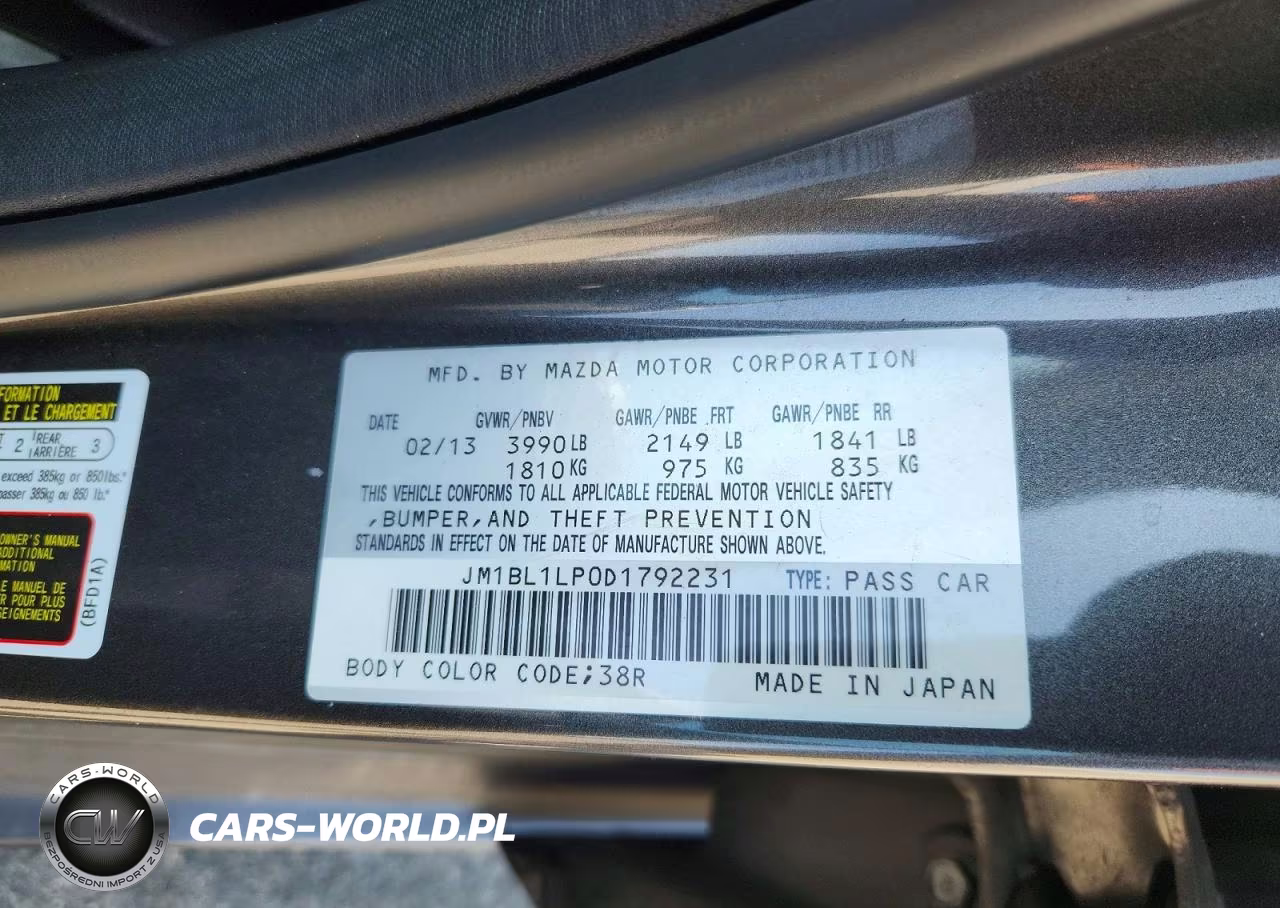 2013 Mazda 3 I VIN:JM1BL1LP0D1792231 - 12