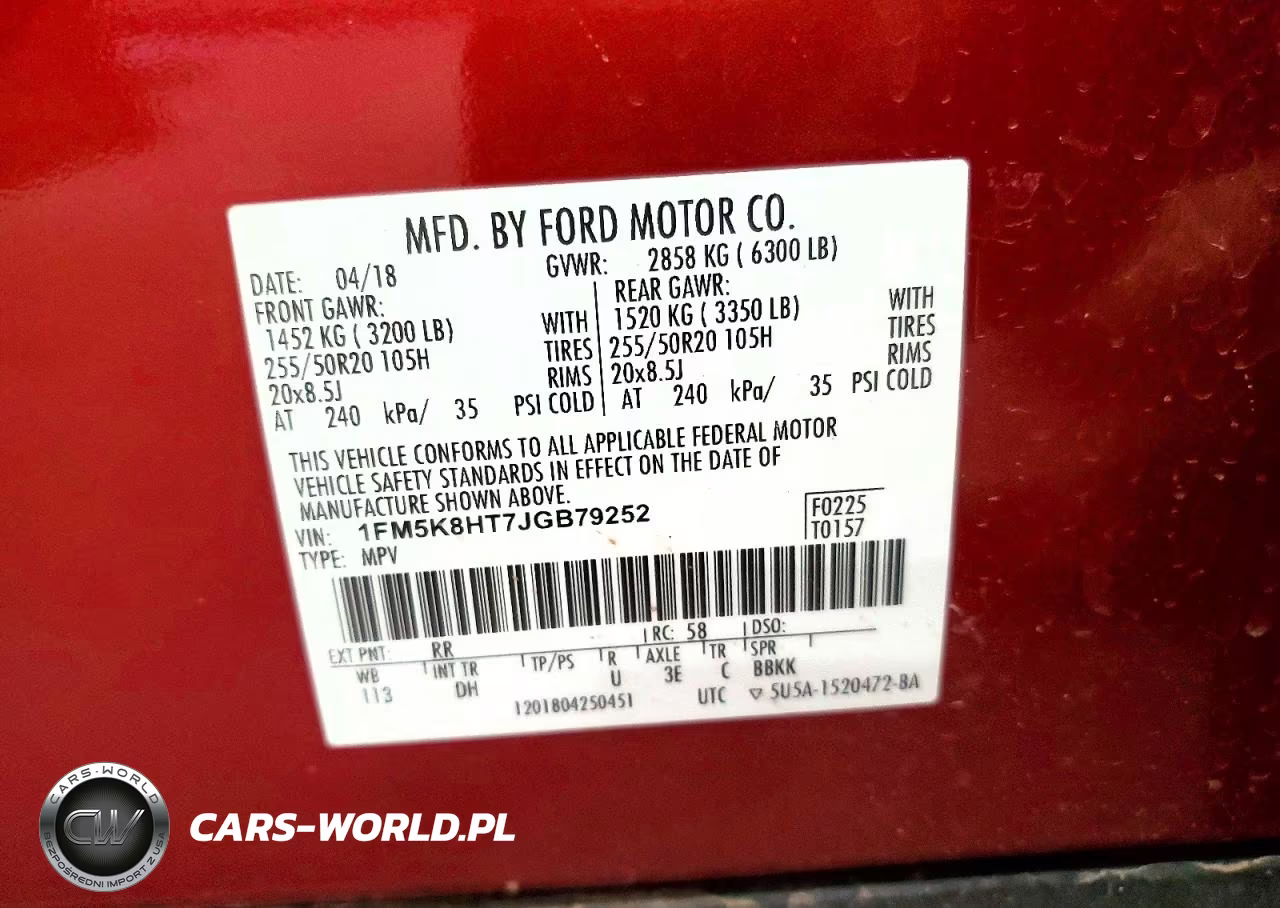 2018 Ford Explorer Platinum VIN:1FM5K8HT7JGB79252 - 13
