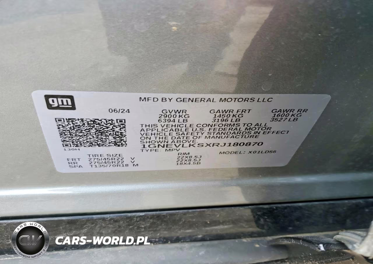 2024 Chevrolet Traverse Rs VIN:1GNEVLKSXRJ180870 - 13