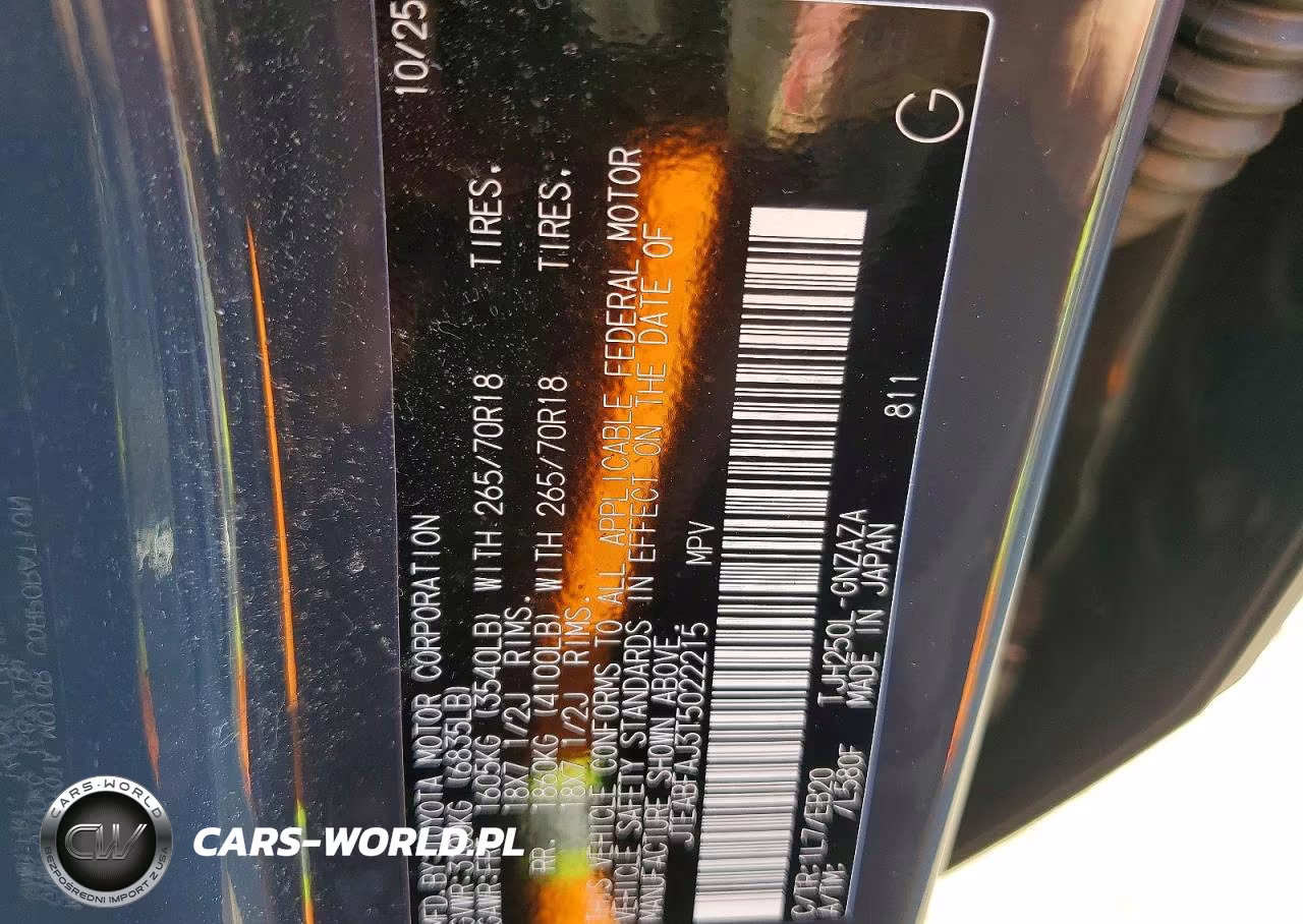 2026 Toyota Land Cruiser Base VIN:JTEABFAJ3T5022215 - 13
