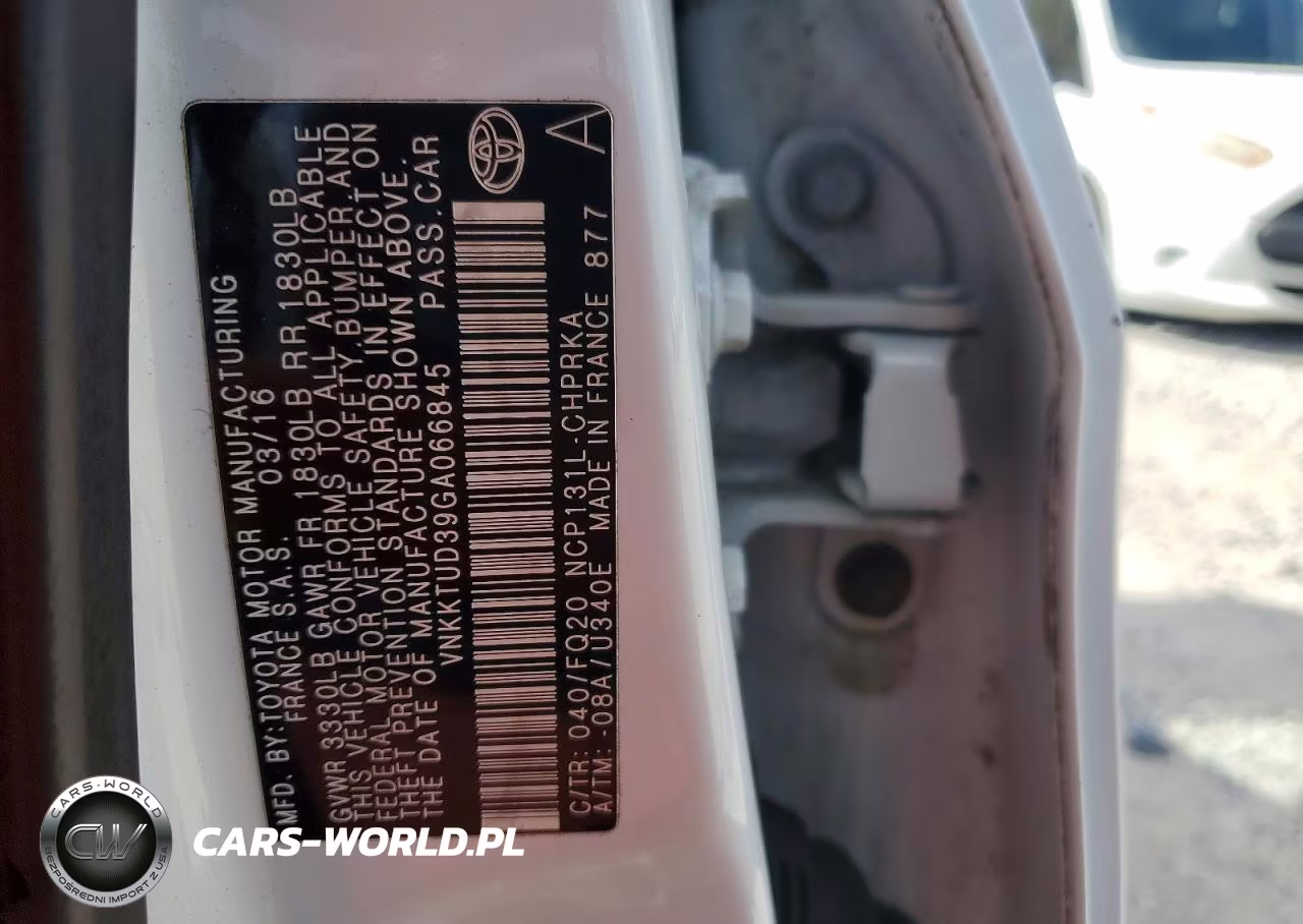 2016 Toyota Yaris 5-Door L VIN:VNKKTUD39GA066845 - 12