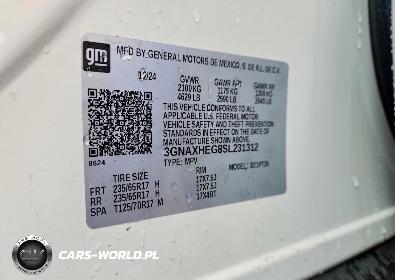 2025 Chevrolet Equinox Lt VIN:3GNAXHEG8SL231312 - 13