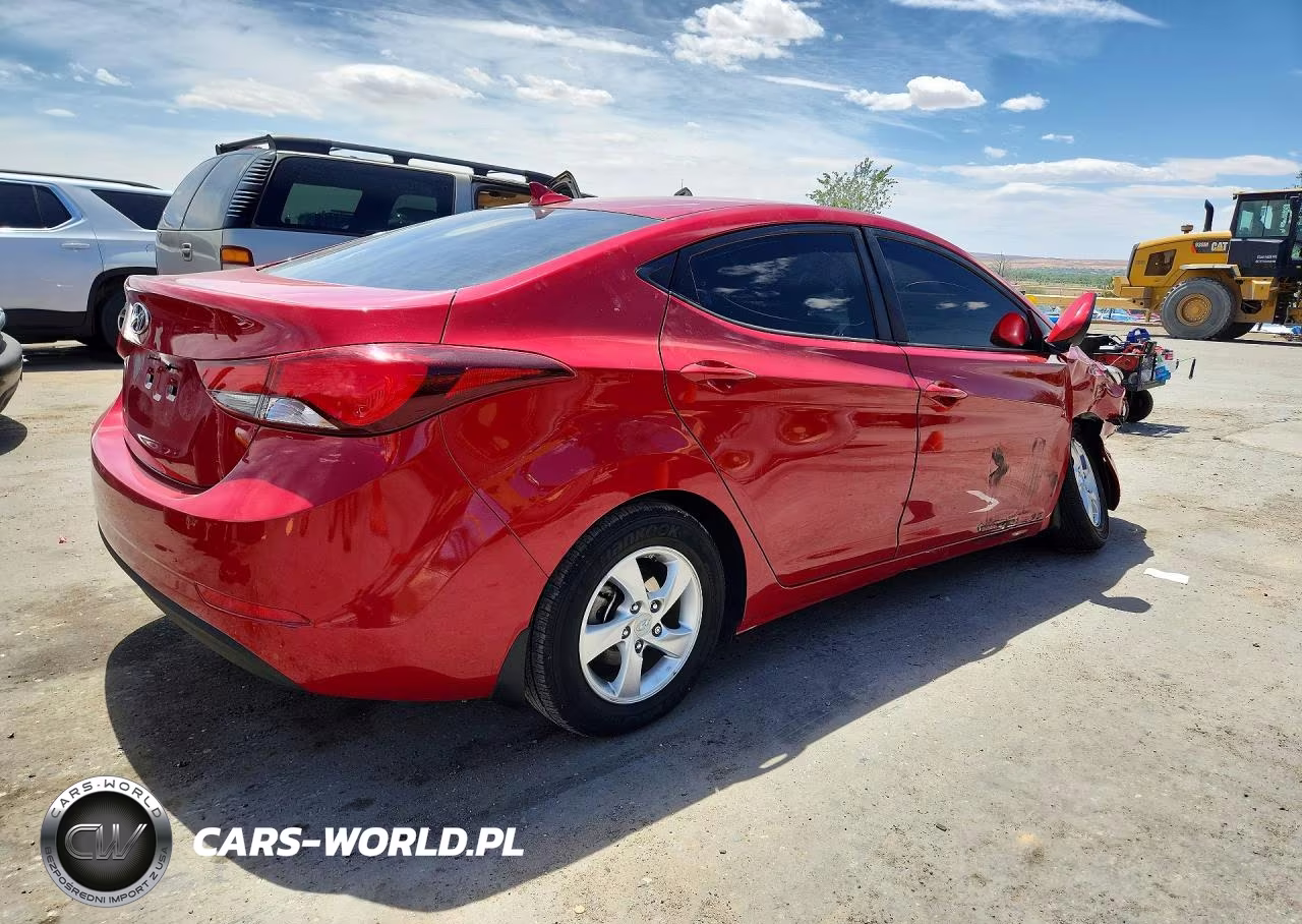 2014 Hyundai Elantra Se VIN:KMHDH4AE6EU212019 - 3