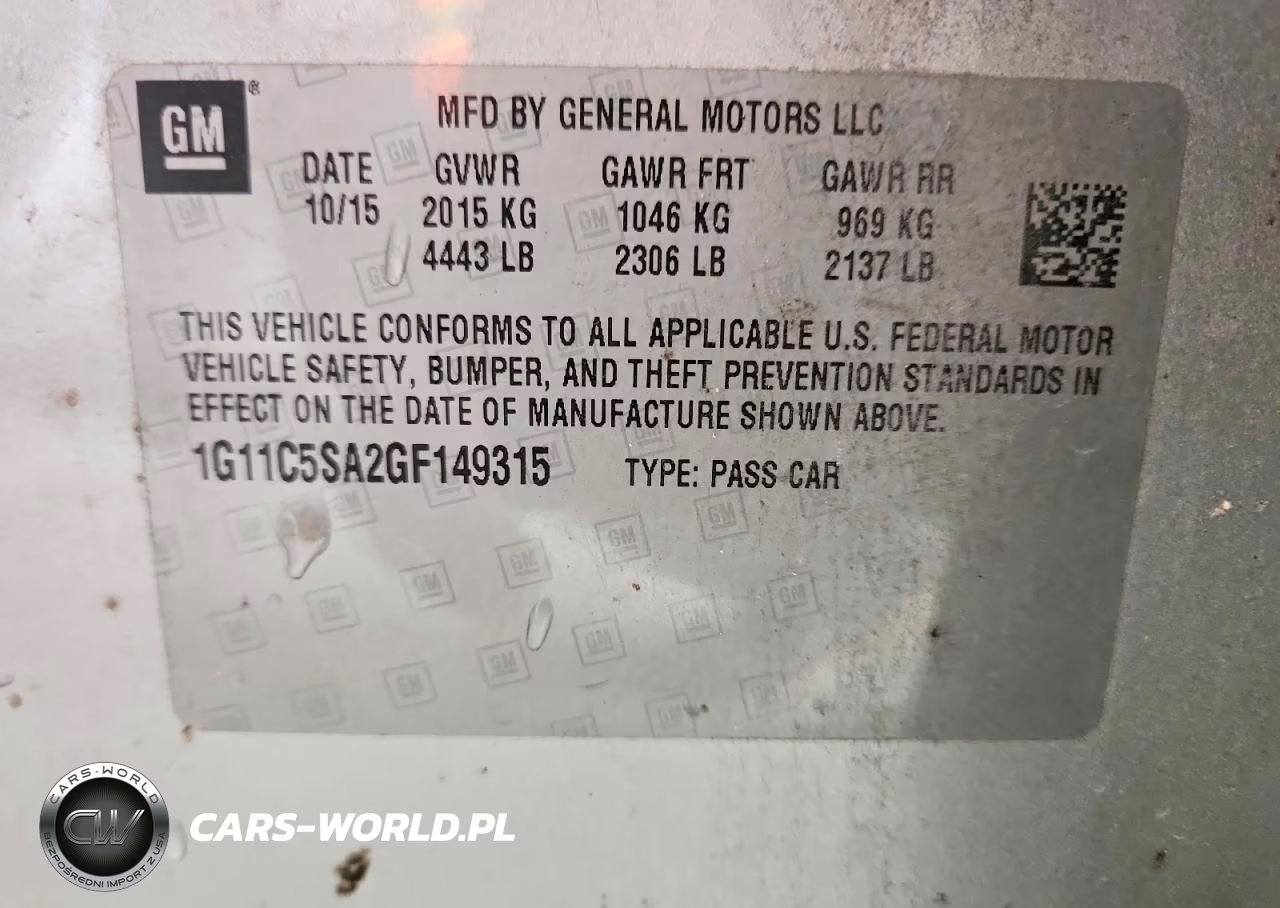 2016 Chevrolet Malibu Limited Lt VIN:1G11C5SA2GF149315 - 12