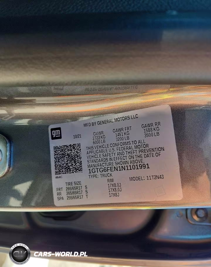 2022 GMC Canyon At4 VIN:1GTG6FEN1N1101991 - 13