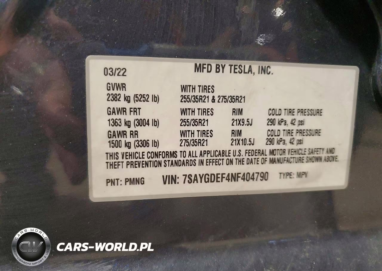 2022 Tesla Model Y VIN:7SAYGDEF4NF404790 - 13