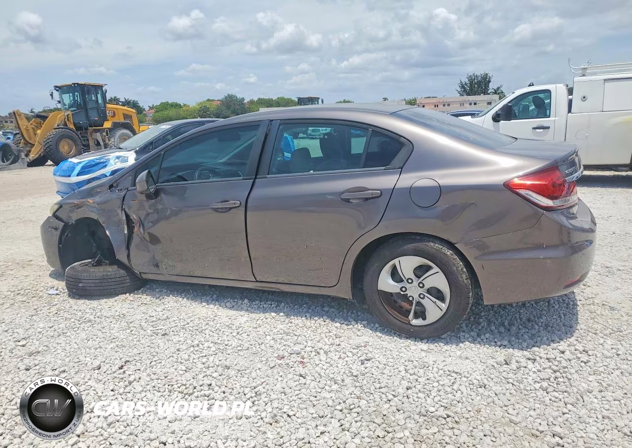 2013 Honda Civic Lx VIN:19XFB2F58DE057028 - 2