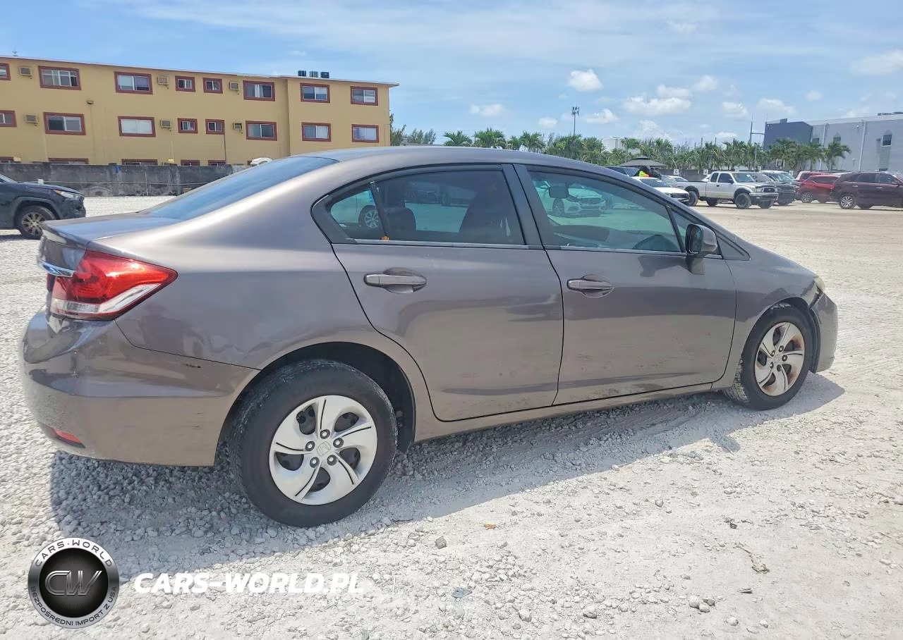 2013 Honda Civic Lx VIN:19XFB2F58DE057028 - 3