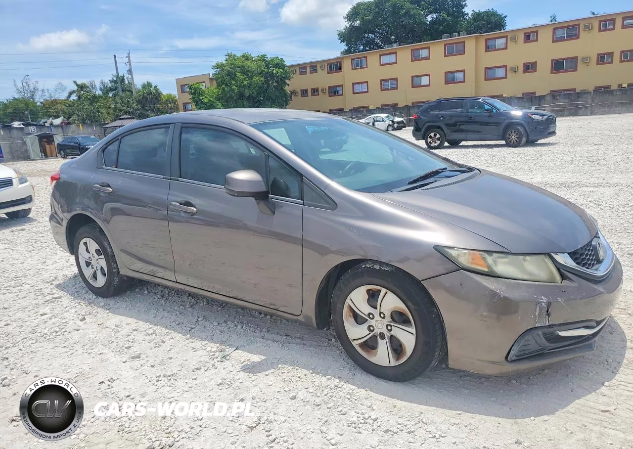 2013 Honda Civic Lx VIN:19XFB2F58DE057028 - 4