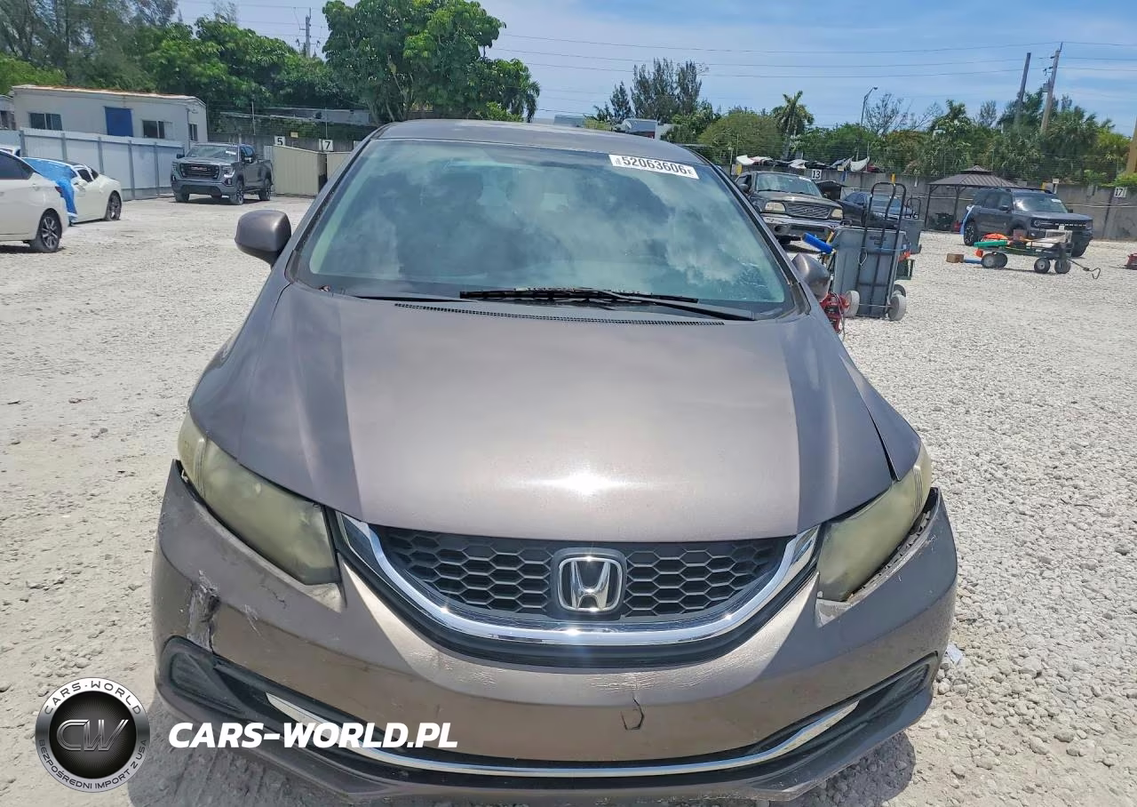 2013 Honda Civic Lx VIN:19XFB2F58DE057028 - 5