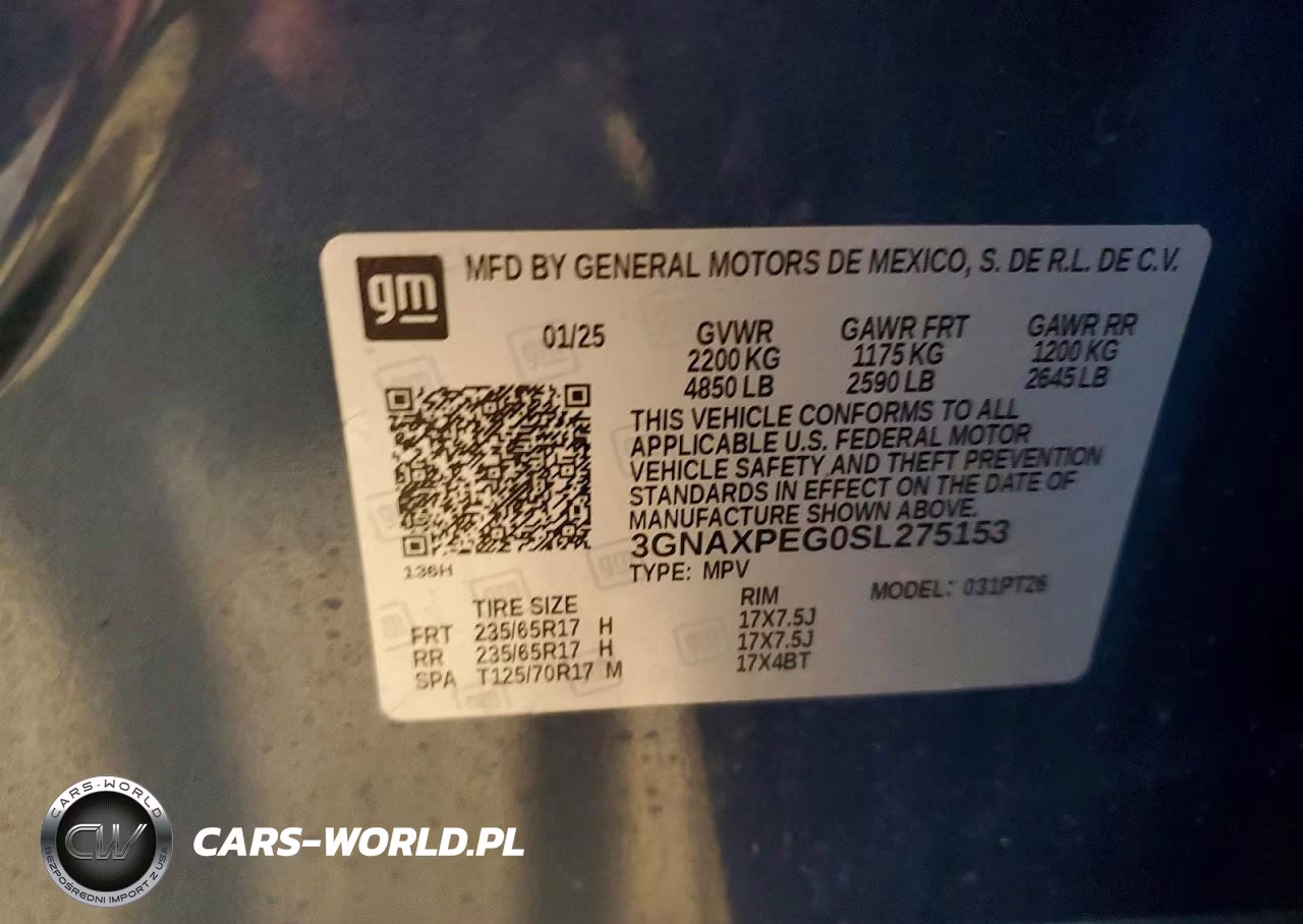 2025 Chevrolet Equinox Lt VIN:3GNAXPEG0SL275153 - 14