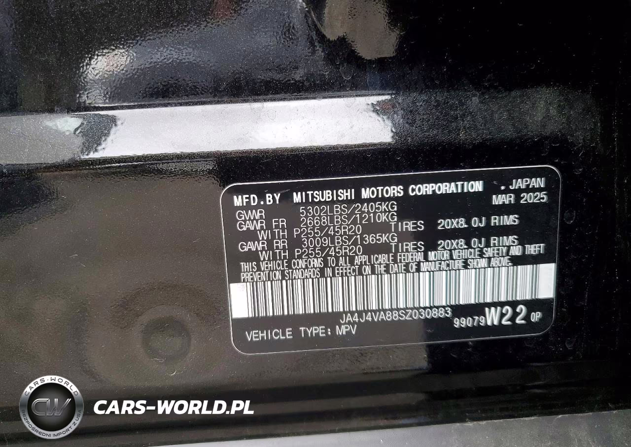 2025 Mitsubishi Outlander Se VIN:JA4J4VA88SZ030883 - 12